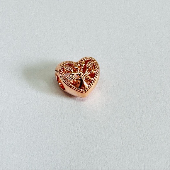 Pandora rose gold openwork family tree heart charm, charms for pandora bracelets - Picture 8 of 8